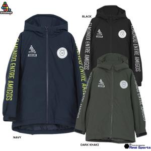 22AW ジュニア 発熱中綿ハーフコート 1223-03204 サッカー フットサル 子供用 レアルスポーツ