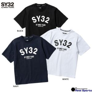 特価【SY32 by SWEET YEARS】22SS ARCH LOGO WIDE TEE 12244M 半袖Tシャツ ビックシルエット フットボールアパレル レアルスポーツ｜realsports