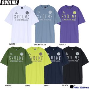 【SVOLME スボルメ】24SS ロゴプラT 24SDG 1241-22300 プラシャツ サッカーウエア フットサル レアルスポーツ｜realsports