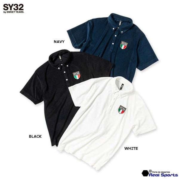 特価【SY32 by SWEET YEARS】23SS ITALY WAPPEN PILE POLO...