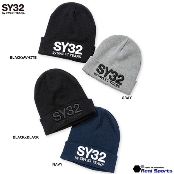 【SY32 by SWEET YEARS】23SS COOL MAX 3D LOGO KNIT CA...