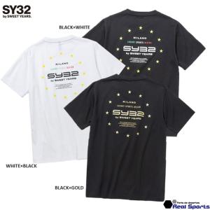 【SY32 by SWEET YEARS】24SS BACK CIRCLE LOGO BIG TEE 14152 Tシャツ ビックシルエット 半袖 レアルスポーツ｜realsports