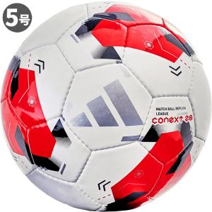 adidas アディダス サッカーボール 5号球 コネクト26 Ｊリーグ ルヴァンカップ リーグ adf534lc JFA検定球 白 赤 一般用