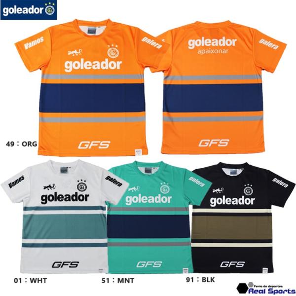 【goleador ゴレアドール】SouthAmericanstyle 鹿子プラクティスシャツ G-...