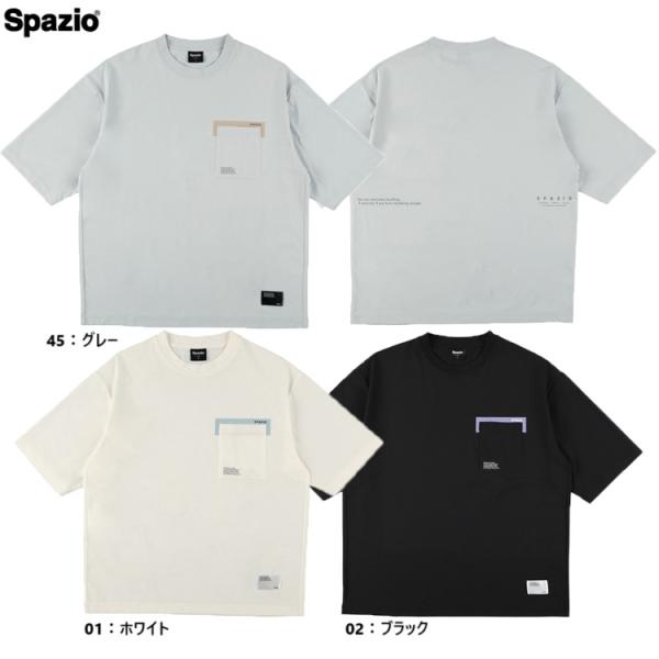 Spazio スパッツィオ オーバーサイズテクニカルTシャツ2 25SS GE-1088 半袖 サッ...