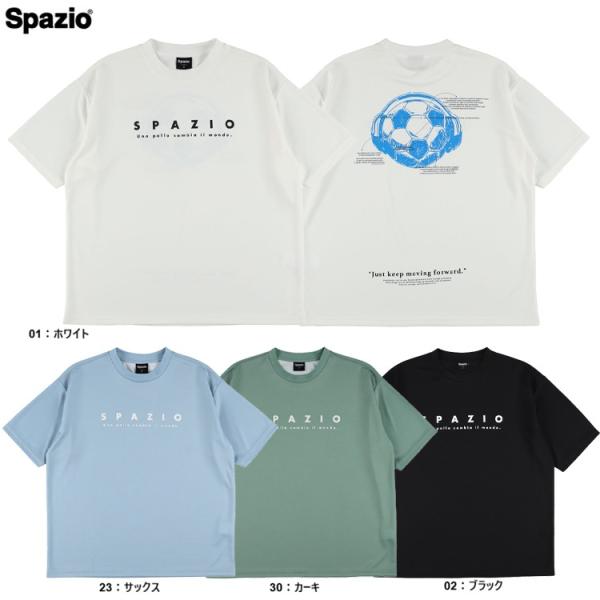 Spazio スパッツィオ バックボールオーバーサイズプラTシャツ 26SS ge-1142 プラシ...