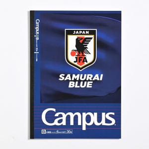 オフィシャル ライセンスグッズ キャンパスノートB罫 サムライブルー jfa09735 サッカー 日本代表 文房具