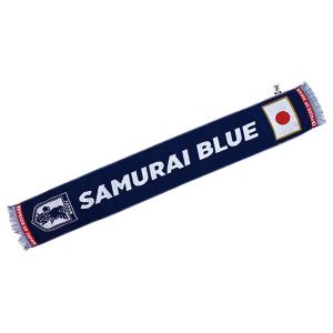 オフィシャル ライセンスグッズ JFA ロングタオルマフラー(SAMURAI BLUE) STADIUM LINE jo-555 今治タオル サッカー 日本代表 タオマフ ファングッズ 青｜レアルスポーツYahoo!店