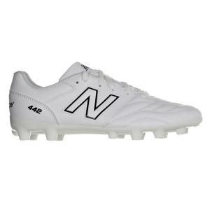 【New Balance ニューバランス】442 ACADEMY JR HG ホワイト JS43HWT2M サッカースパイク サッカー用 ジュニア レアルスポーツ｜realsports