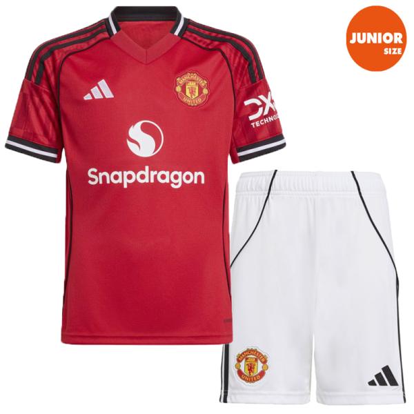 adidas アディダス キッズ 25/26 マンチェスター・ユナイテッド HOME レプリカユニフ...