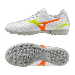 MIZUNO ミズノ モナルシーダ ネオ 3 SELECT Jr AS ホワイト×イエロー×オレンジ P1GE262554 PRISM WHITE PACK ジュニアトレシュー 人工芝土