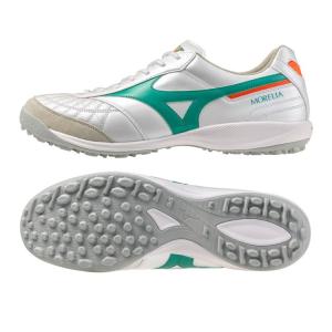 MIZUNO ミズノ モレリア サラ JAPAN TF ホワイトパール×グリーン トレシュー 人工芝 土 レアルスポーツ Q1GB260235 PRISM WHITE PACK