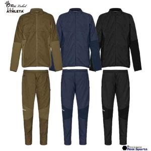 【セットアップ】ATHLETA中綿3DエンボスBlack O Rei ATHLETA（アスレタ） ハイブリッド3Dエンボスジャケット パンツ 大人用