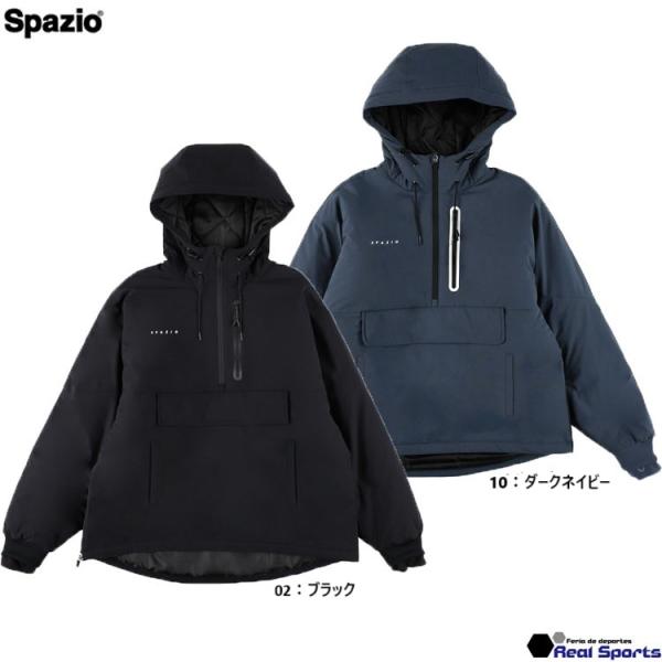 Spazio スパッツィオ 24FW ハーフジッププルオーバージャケット TP-0641 パーカー ...