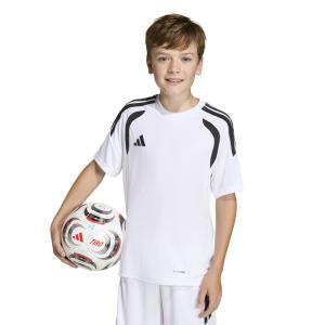 adidas アディダス キッズ TIRO26 リーグ ジャージ ホワイト vu466-kb1312 プラクティスシャツ サッカーウエア トレーニングウエア 半袖 白｜レアルスポーツYahoo!店