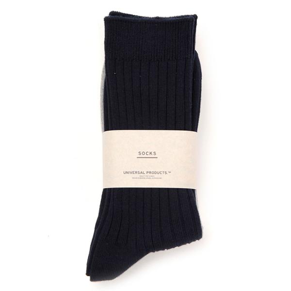 【SALE】 UNIVERSAL PRODUCTS. / 3P COLOR SOCKS 143-60...