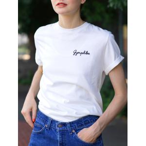 GYMPHLEX ジムフレックス / 刺繍ロゴTシャツ J-1155 CH (レディース)｜realtempo