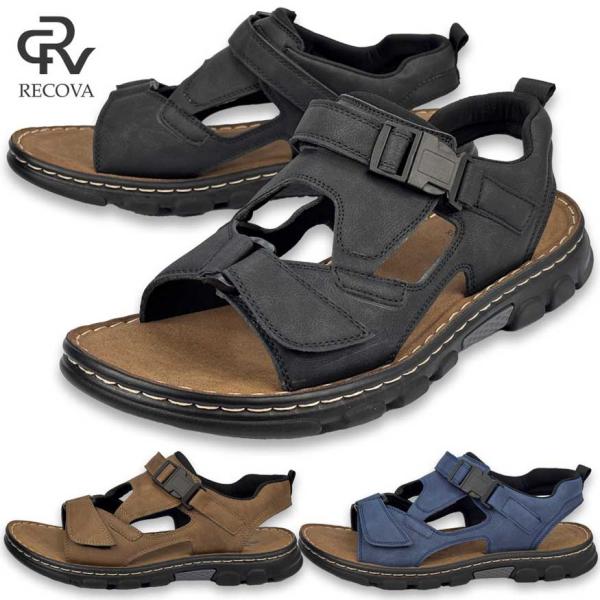 爆買 サンダル メンズ 厚底 スポーツサンダル コンフォートサンダル ベルクロサンダル オフィスサン...