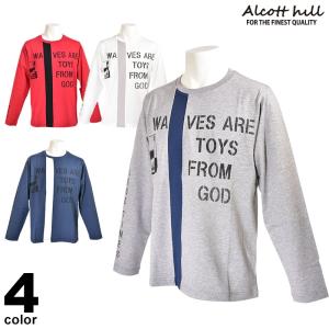 セール 30%OFF ALCOTT HILL アルコットヒル 長袖カットソー メンズ 春夏 クルーネック 英字 01-1501-10｜realtree