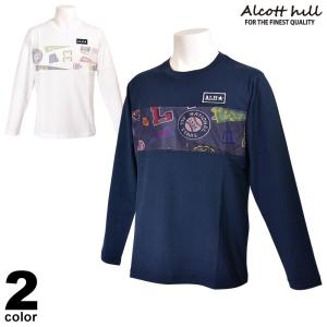 セール 30%OFF ALCOTT HILL アルコットヒル 長袖カットソー メンズ 春夏 クルーネック メッシュ 01-1502-10｜realtree