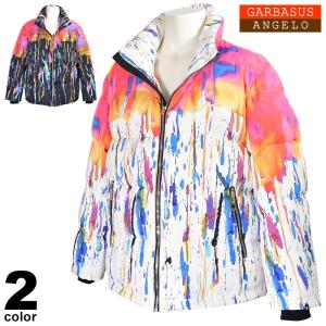 セール 70%OFF ANGELO GARBASUS アンジェロ ガルバス ダウンジャケット メンズ 秋冬 軽い 総柄 ロゴ 07-3105-03｜realtree