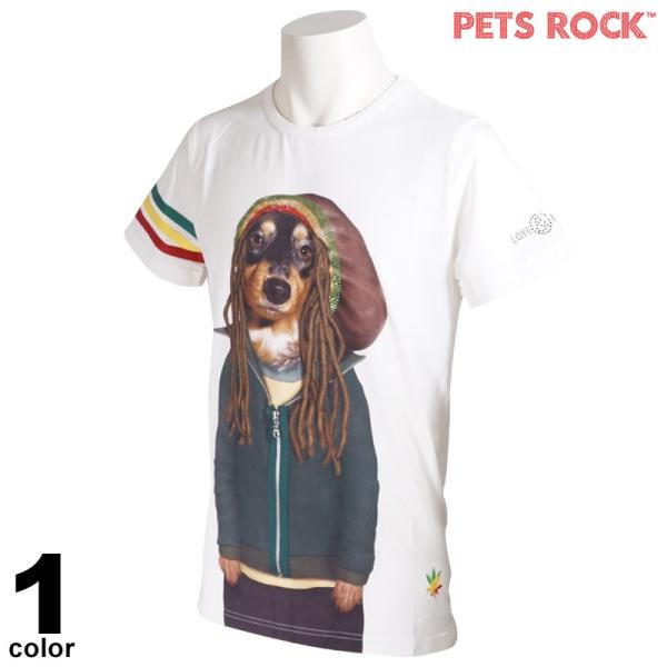 PETS ROCK ペッツロック Ｔシャツ メンズ 春夏 半袖 ボブ マーリー 芸能人愛用 ラインス...