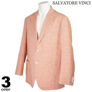 VINCI ヴィンチ テーラージャケット メンズ 2023春夏 フォーマル ゴルフ 麻 3カラー ロゴ 31-4103-19