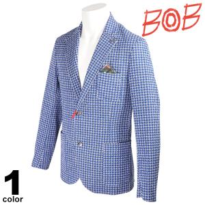 BOB ボブ テーラードジャケット メンズ 2023秋冬 イタリア製 チェック