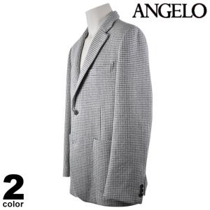 セール 30%OFF ANGELO アンジェロ テーラージャケット メンズ 秋冬 日本製 ウール ロゴ 35-4104-04