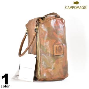 CAMPOMAGGI カンポマッジ 牛革 セカンドバッグ 秋冬 片手で楽々 内ポケット4個 ロゴ a0-0202-38-87｜realtree