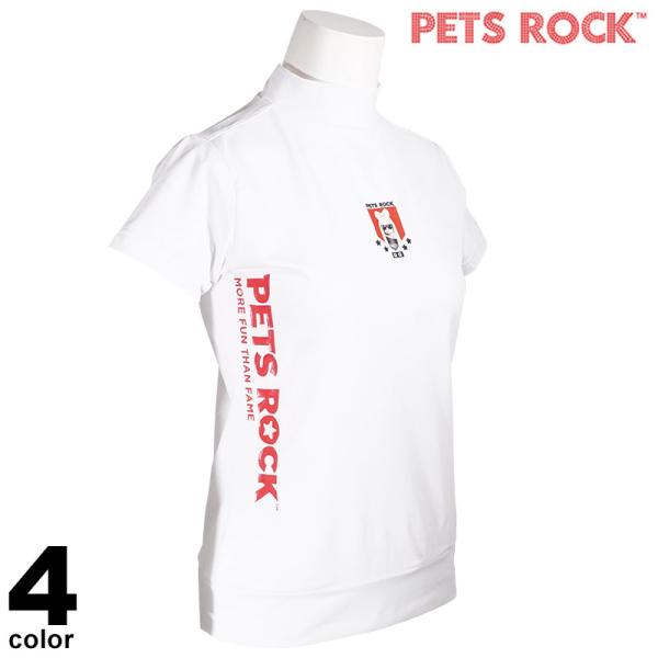 セール 50%OFF PETS ROCK ペッツロック 半袖 カットソー レディース 春夏 モックネ...