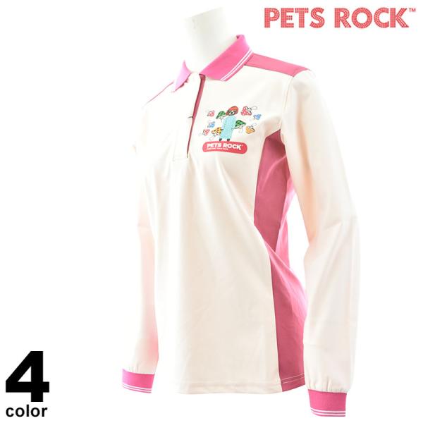 セール 50%OFF PETS ROCK ペッツロック 長袖 ポロシャツ レディース 秋冬 ゴルフ ...