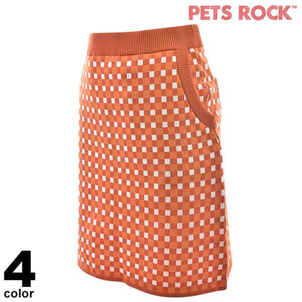 セール 50%OFF PETS ROCK ペッツロック ニットスカート レディース 秋冬 ゴルフ ア...