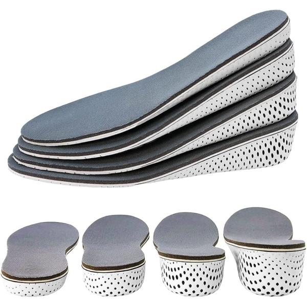 シークレットインソール 身長アップ 低反発記憶ソール 衝撃吸収 中敷き 軽量 男女兼用2cmx1組(...