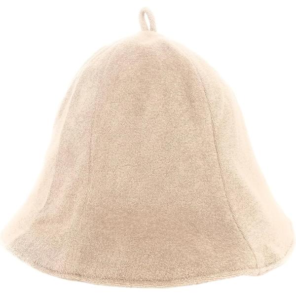 TeamOneDayサウナ専門家監修 SAUNA HAT サウナハット レディース メンズ (ベージ...