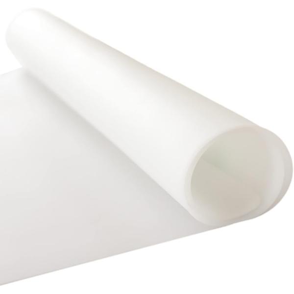 シリコンマット シンクマット 60x80 2mm 調理台保護マット キッチン(乳白色 ／ 半透明, ...