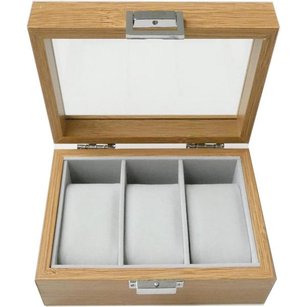 時計ケース 木製 白木 腕時計 収納ケース ボックス ウォッチ コレクション MDM