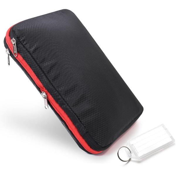 旅行用圧縮袋 圧縮バック 旅行用ポーチ 衣類 トラベルポーチS ネームプレート(30x20x4cm)