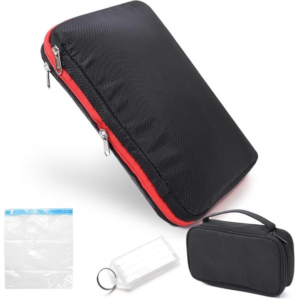 旅行用圧縮袋 ガジェットポーチ 圧縮バック 旅行用ポーチ 衣類 トラベルポーチ M ネームプレート ...