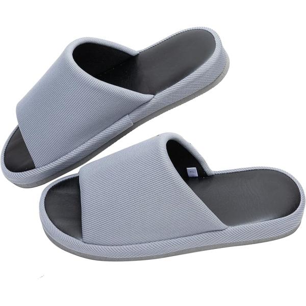 コンフォートスリッパ 厚底 低反発スリッパ ルームシューズ 合皮 室内履き 部屋用 男女兼用 MDM...