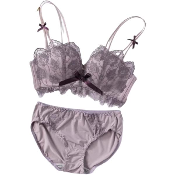 ノンワイヤーブラ ショーツ セット ブラジャー 盛れる 脇高 レディース 下着 インナー セクシー(...