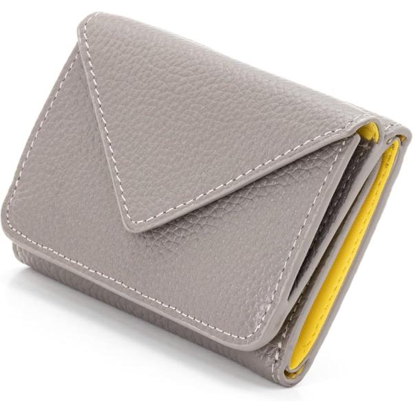 itsu 三つ折り財布 ミニ 小さめ コンパクト レディース メンズ レザー 本革 カード入れ 人気...