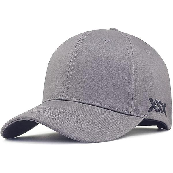 ラクエスト 大きいサイズ 深め 刺繍ロゴ キャップ 頭周り 最大65cm(ラベンダーグレー,  L-...