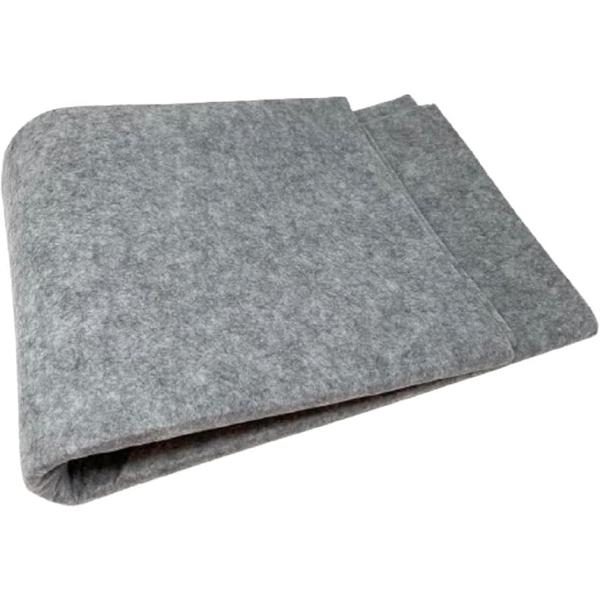 書道 下敷き 大判 書初め 80x120cm 書道用 習字 黒 筆 絵画(グレー)