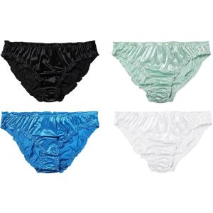 4枚セット USAサイズ パンティ レディース ショーツ パンツ 下着 セクシー(4色セットB,  ...