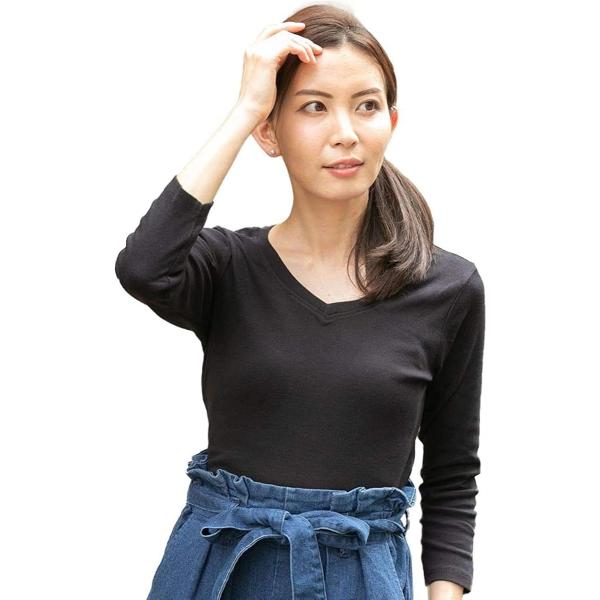 アスペルシオ フライス Tシャツ レディース ロングt ロンt ロングシャツ ティーシャツ (#2 ...