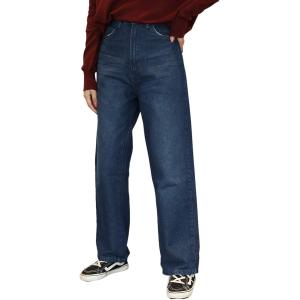 キャプテン・ケイ デニム ハイライズ ストレート パンツ ハイウェスト ワイド デニムパンツ レディ...