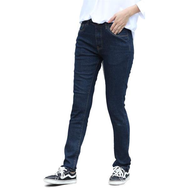 キャプテン・ケイ デニム スキニー パンツ ストレッチ フロントジッパー デニムパンツ レディース ...