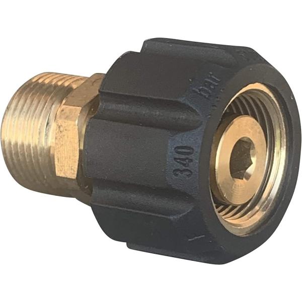 高圧洗浄機 高圧ホース 接続 カップリング リョービ ＆ ケルヒャー 異種ホース の(M22おねじ(...