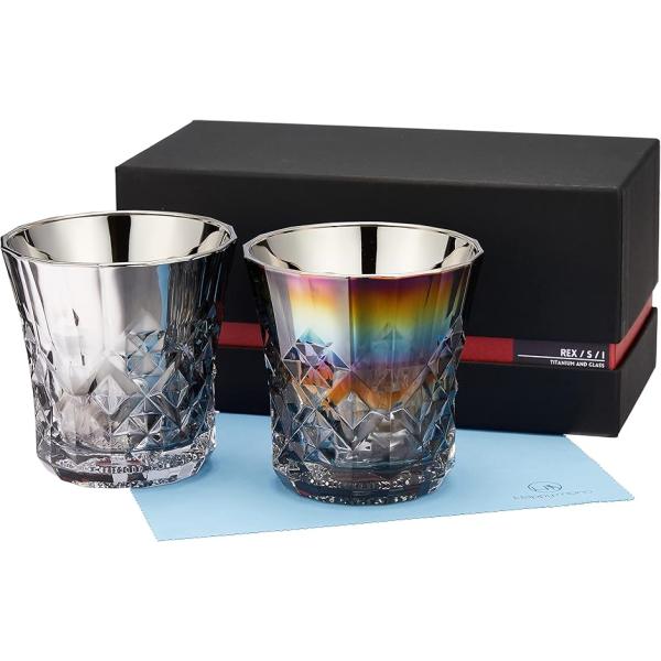 PROGRESS ロックグラス チタンミラー 日本製 ウィスキー ワイン 焼酎 -(Rex Infi...